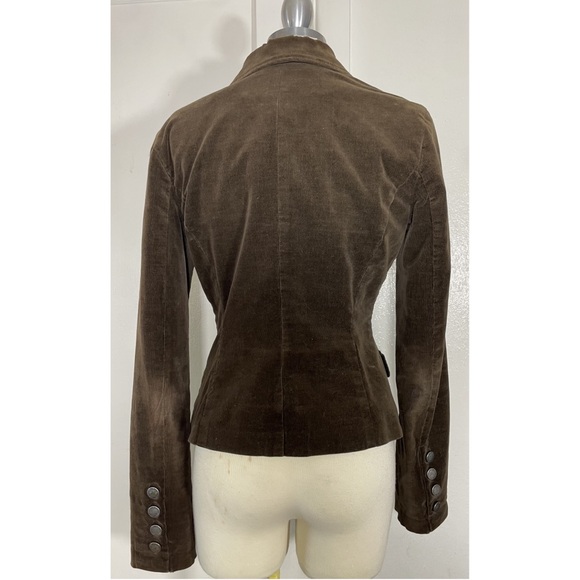 Calvin Klein Jeans Brown Corduroy Velvet Blazer Jacket - sz Small - Picture 5 of 10